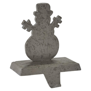 Snowman Stocking Hanger Galvinized - Park Designs - The Fox Decor